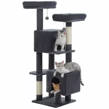 52-Inch Cactus Cat Tree with Condos & Scratching Posts