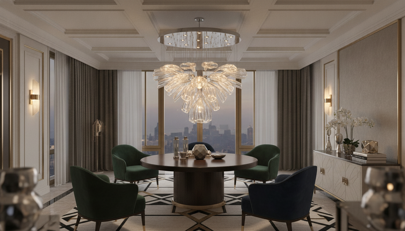 Art Deco Gold & Silver Pendant Lights: Modern Luxury