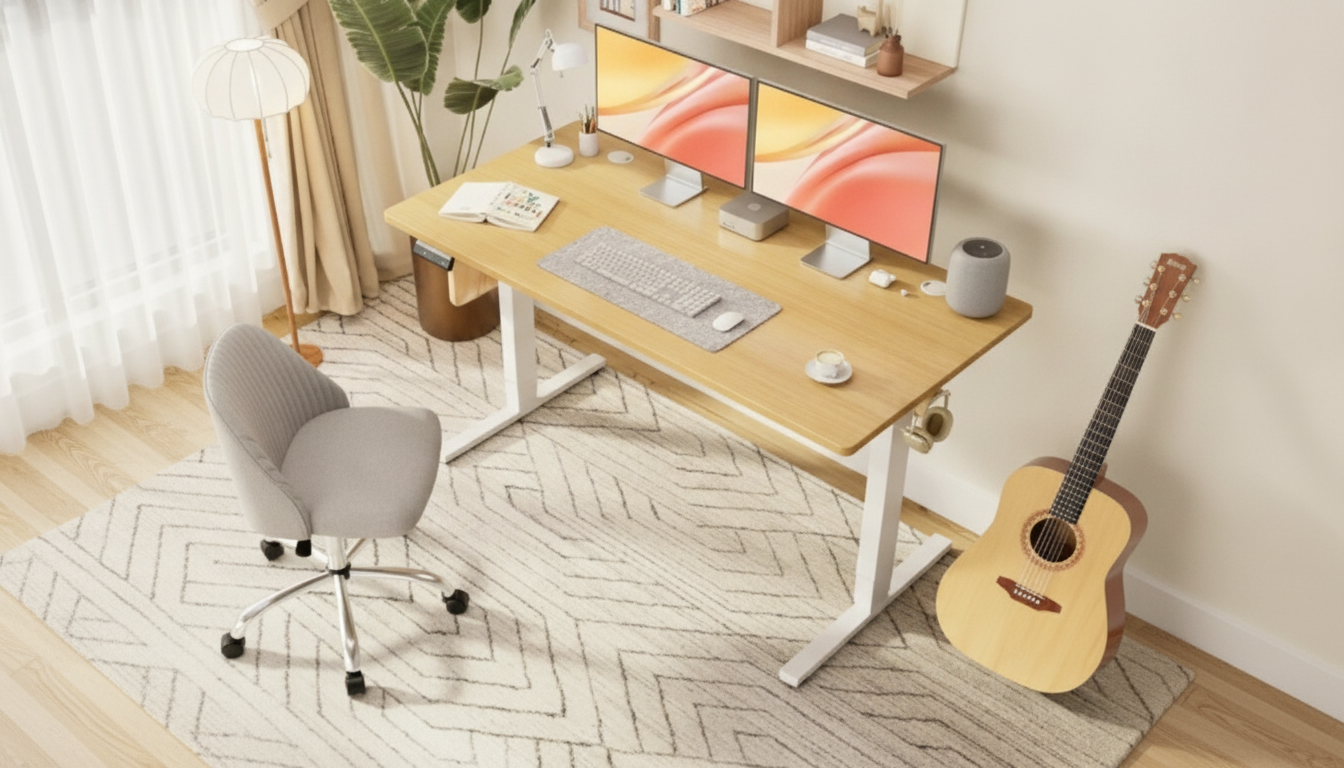 Electric Height-Adjustable Standing Desk Setup & Buying Tips