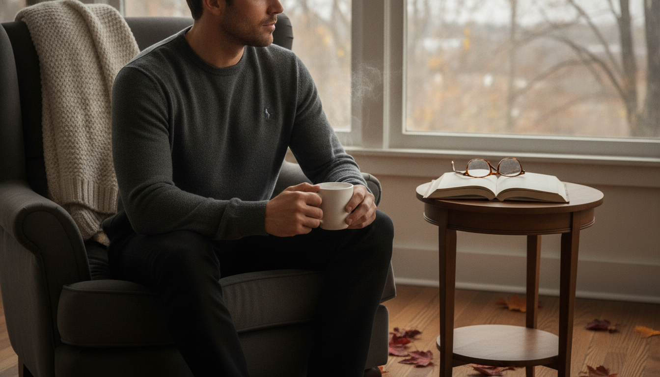 Grey Polo Ralph Lauren Wool Knit: Fall/Winter Guide