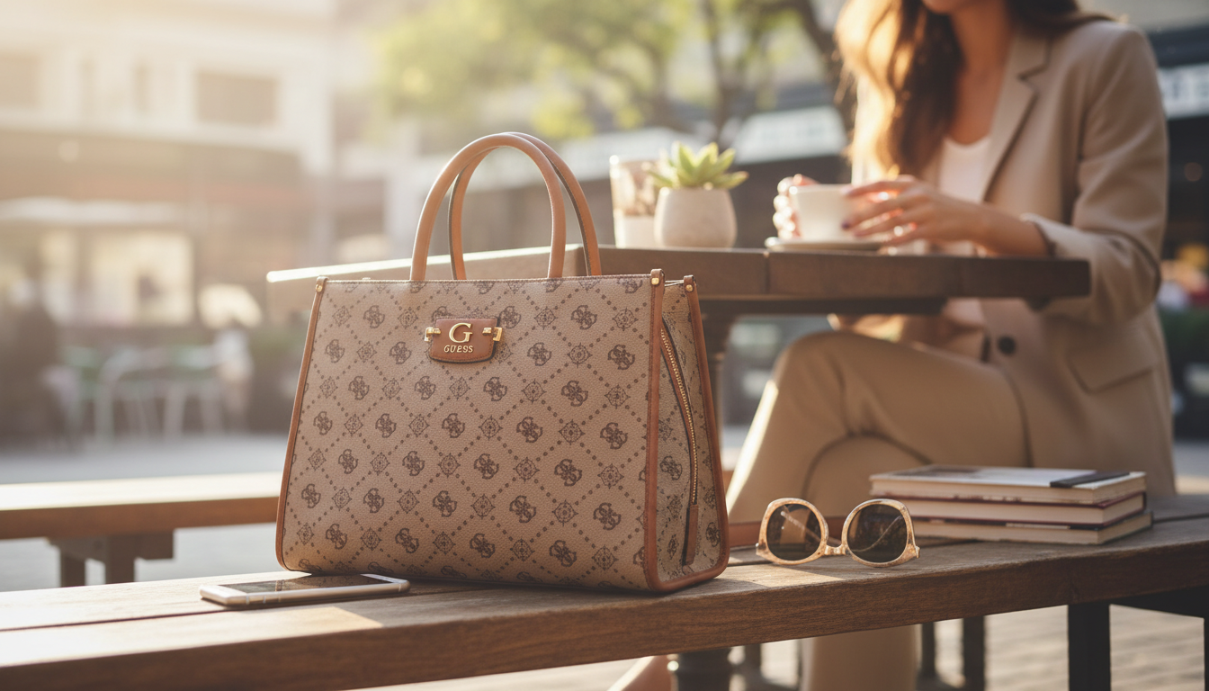 Guess Women’s Brown Zip Bag: Everyday Style Guide