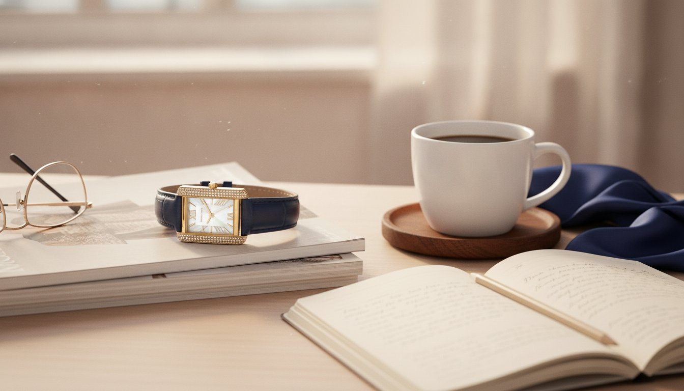 Gold & Blue Michael Kors Women’s Quartz Watch Guide