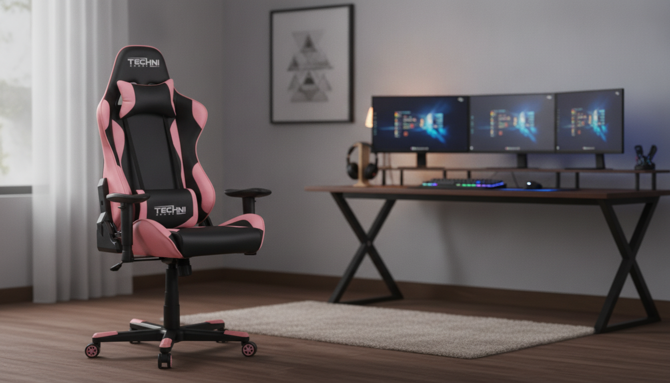 Pink High-Back Racer Chair Guide: Lumbar Support & Fit