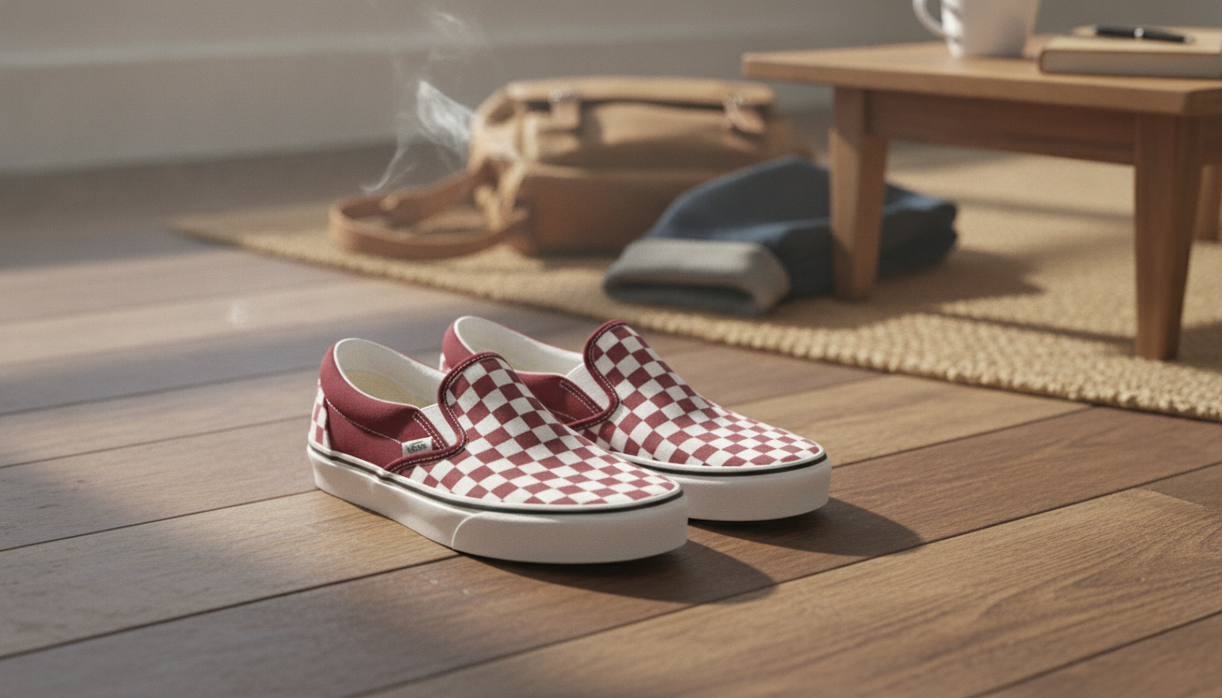Vans Men’s Red Checked Moccasin: Comfort, Fit, Style