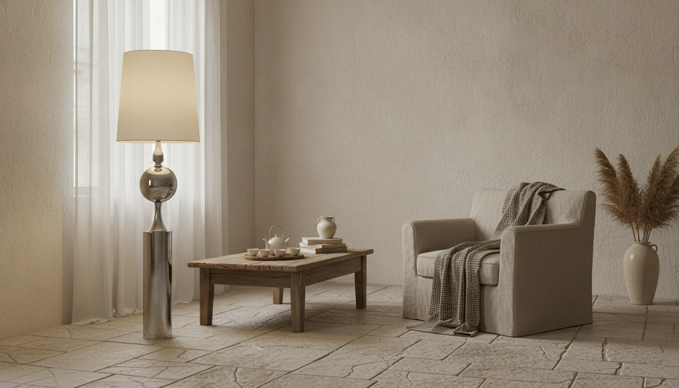 Wabi-Sabi Vertical Floor Lamp: Retro Mood Lighting Tips