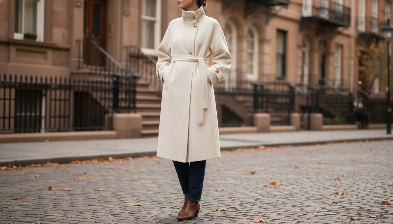 Sashed Wool Long Jacket: Fit, Warmth, and Styling Tips