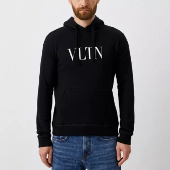 Valentino Chest-Print Cotton Hoodie: Fit, Style, Care